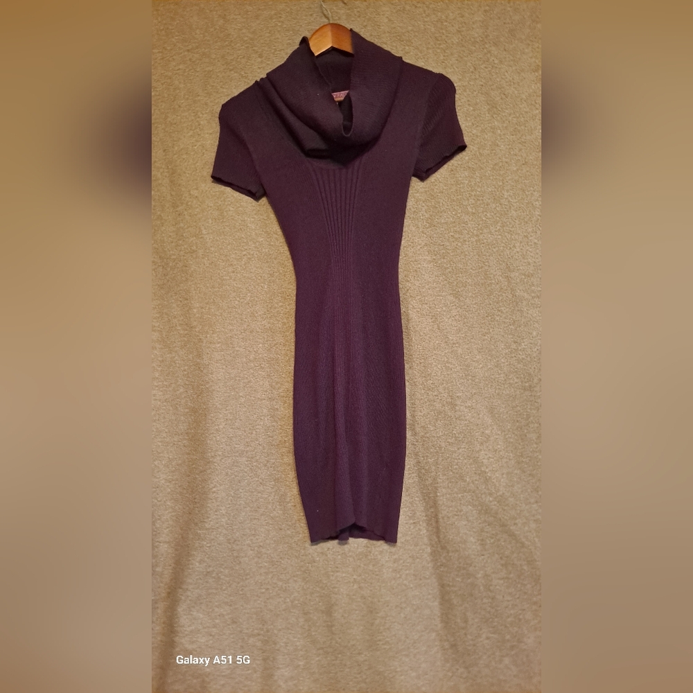 Purple Sweater Dress